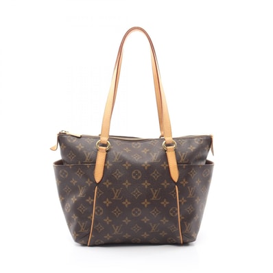 ルイ・ヴィトン LOUIS VUITTON トータリーPM トートバッグ バッグ PVCコーティングキャンバス レザー モノグラム レディース ブラウン系 M56688 【中古】
