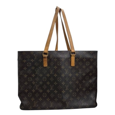 LOUIS VUITTON ルイヴィトン モノグラム ブラウン ゴールド金具 PVC レザー/ トートバッグ S1-00237 【中古】