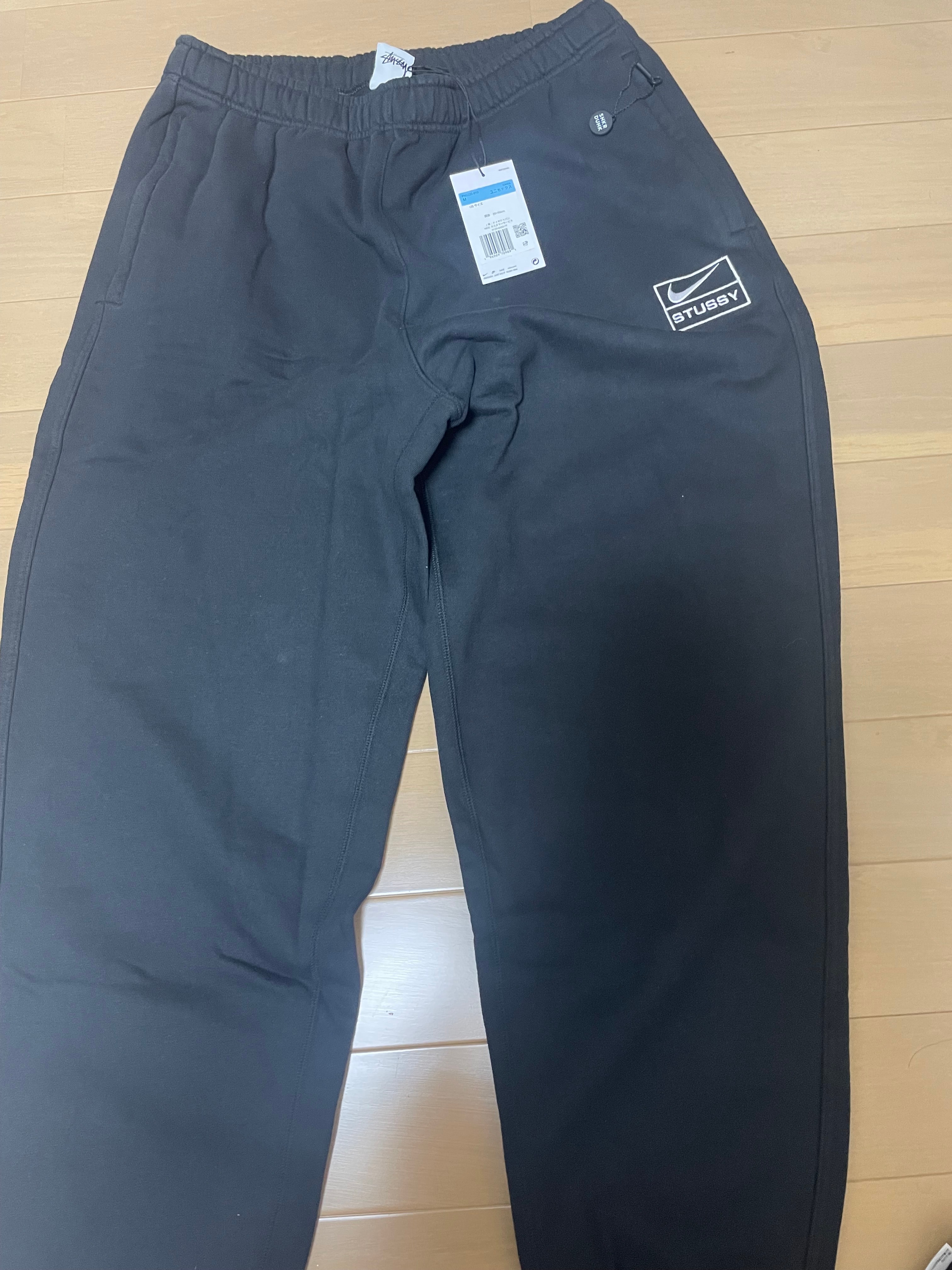 Stussy x Nike Stone Washed Fleece Pant "Black" (US Size) FN5235-010