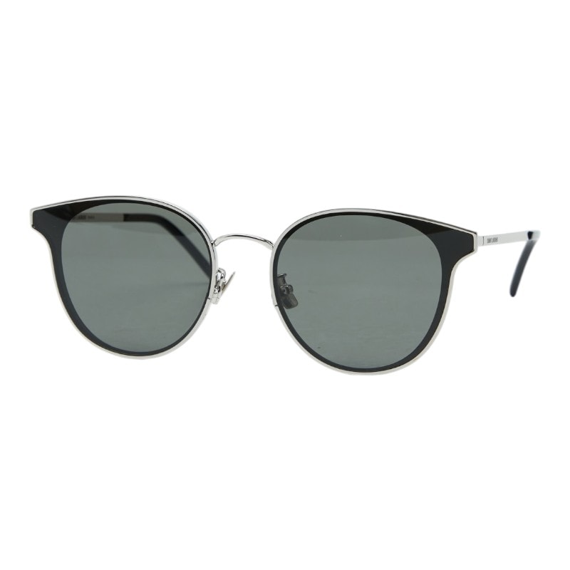 サンローラン ボストン フルリム サングラス SL271/K シルバー ブラック メタル メンズ SAINT LAURENT 中古