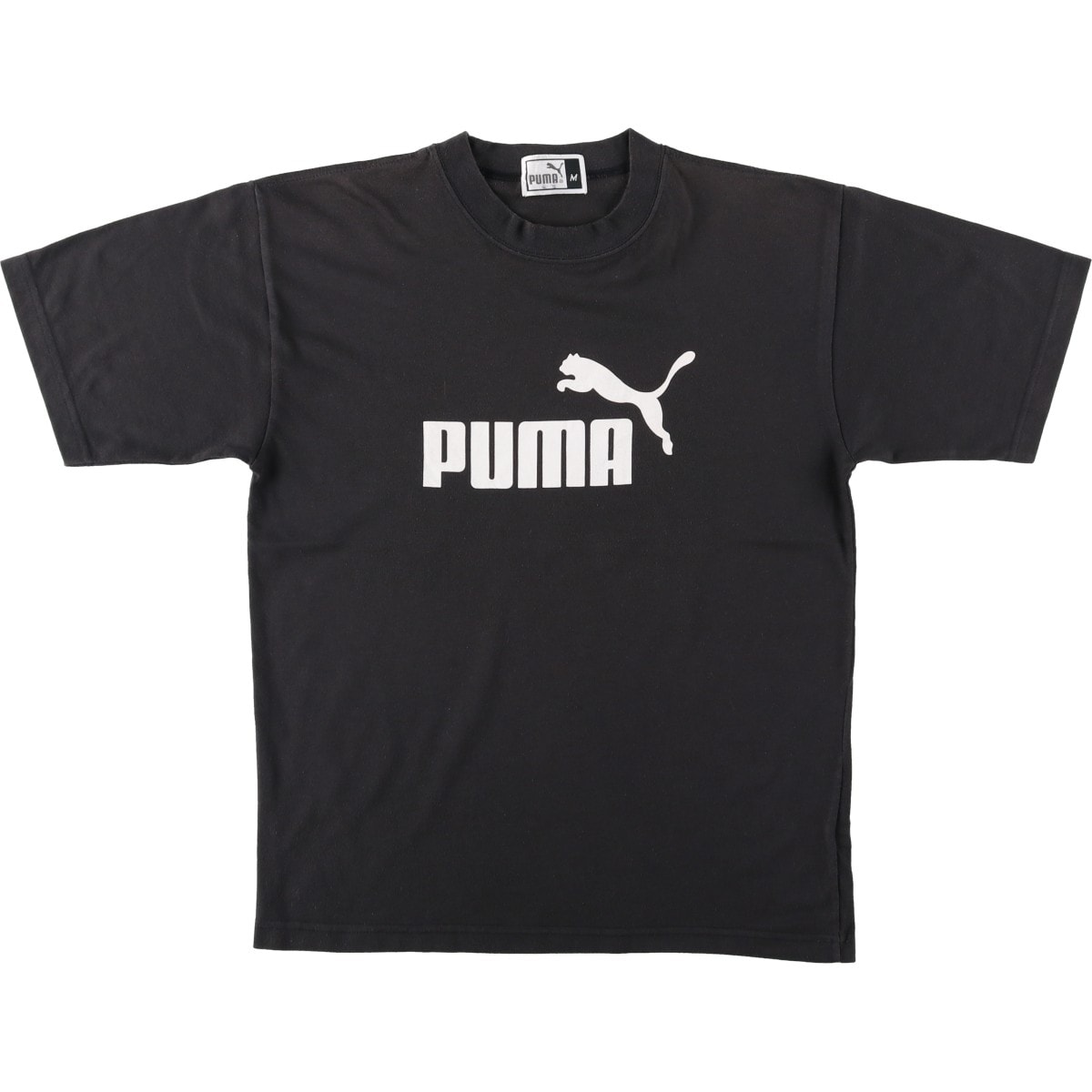 B (目立った傷や汚れなし)】古着 90~00年代 プーマ PUMA ロゴプリントT
