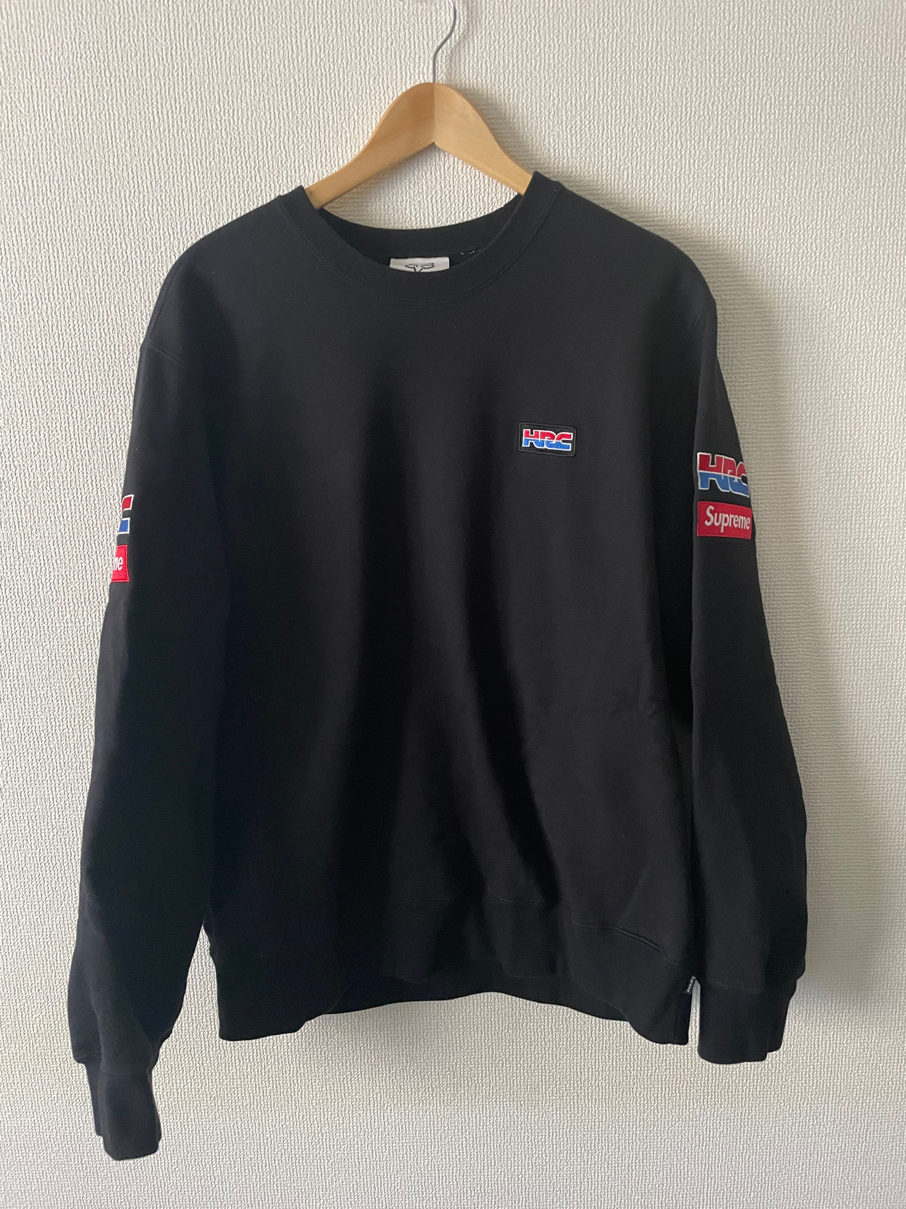 Supreme x Honda x Fox Racing Crewneck "Black"