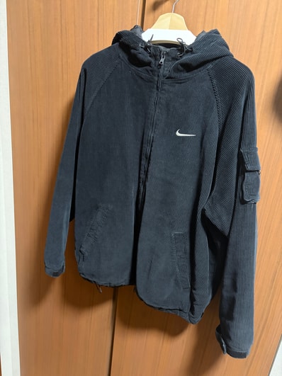 Supreme / Nike Arc Corduroy Hooded Jacket "Black"