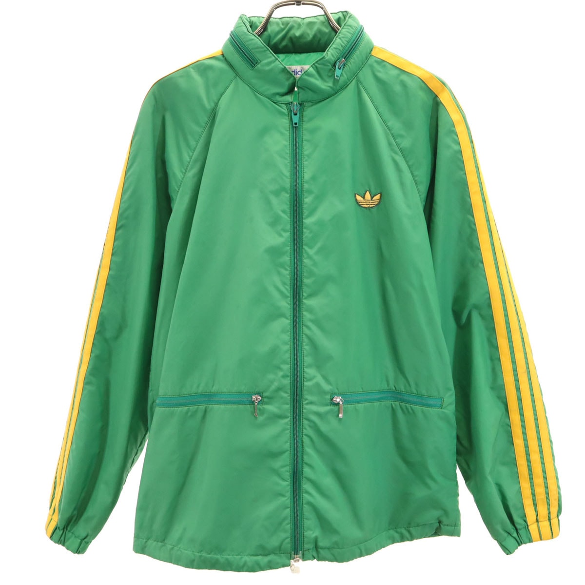 adidas アディダス 70s ヴィンテージ ウインドブレーカー S グリーン デサント 中綿 ジャケット