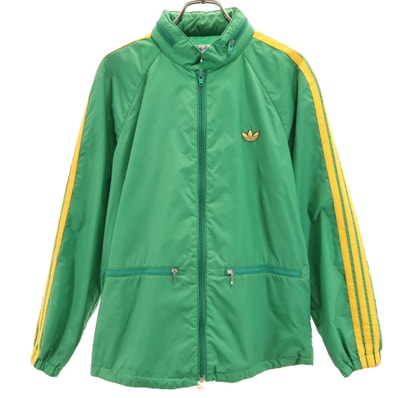 adidas アディダス 70s ヴィンテージ ウインドブレーカー S グリーン デサント 中綿 ジャケット