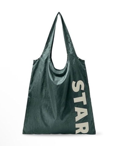 スターバックス エコバッグ 海外限定 日本未発売 新品 メタリックグリーン