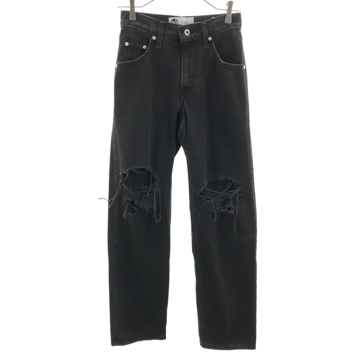 Levis Silver リーバイス シルバータブ デニムパンツ W23 ブラック系 ジーンズ