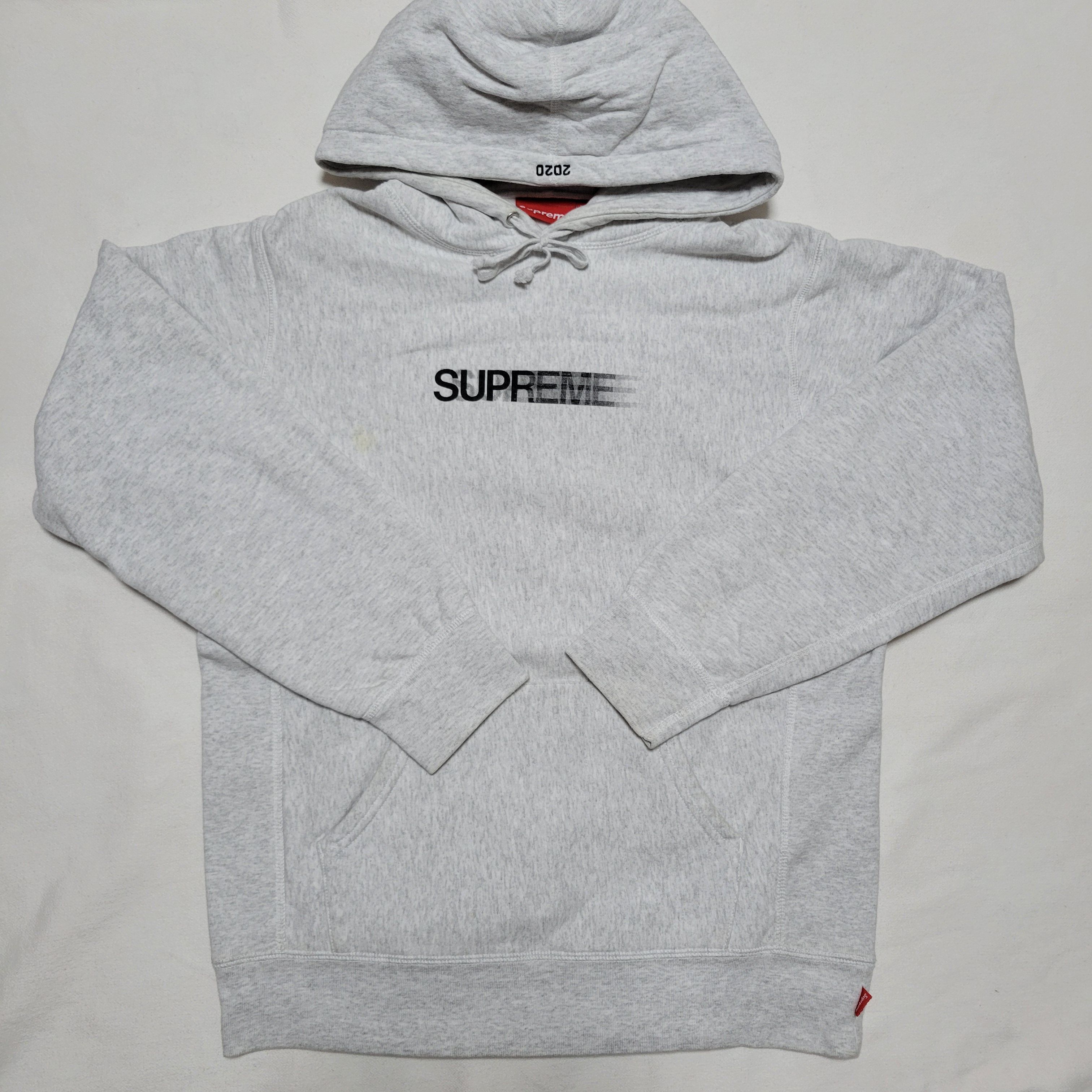 Supreme Motion Logo Hooded Sweatshirt "Grey" (20SS)