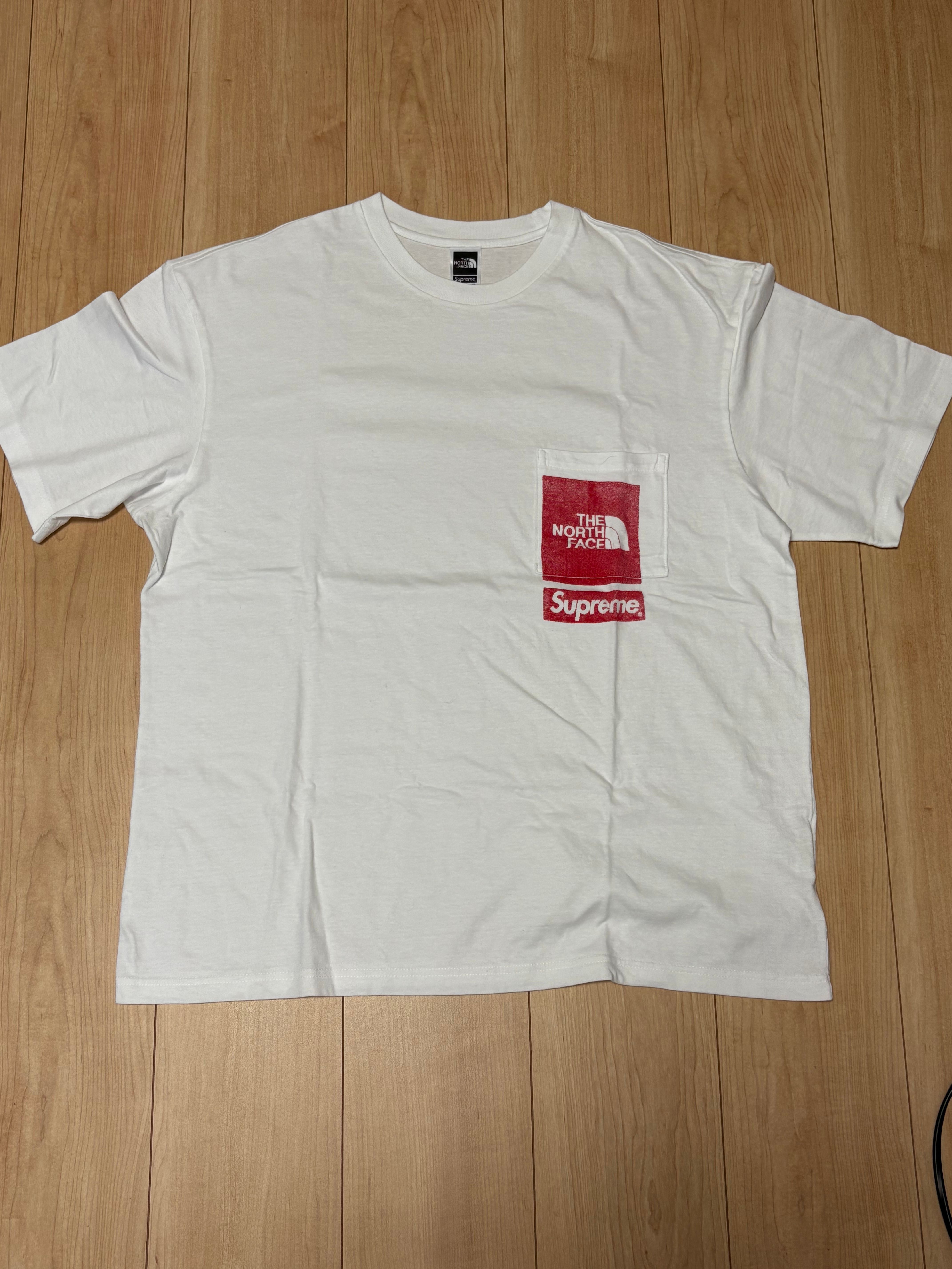 Supreme x The North Face Printed Pocket Tee "White"