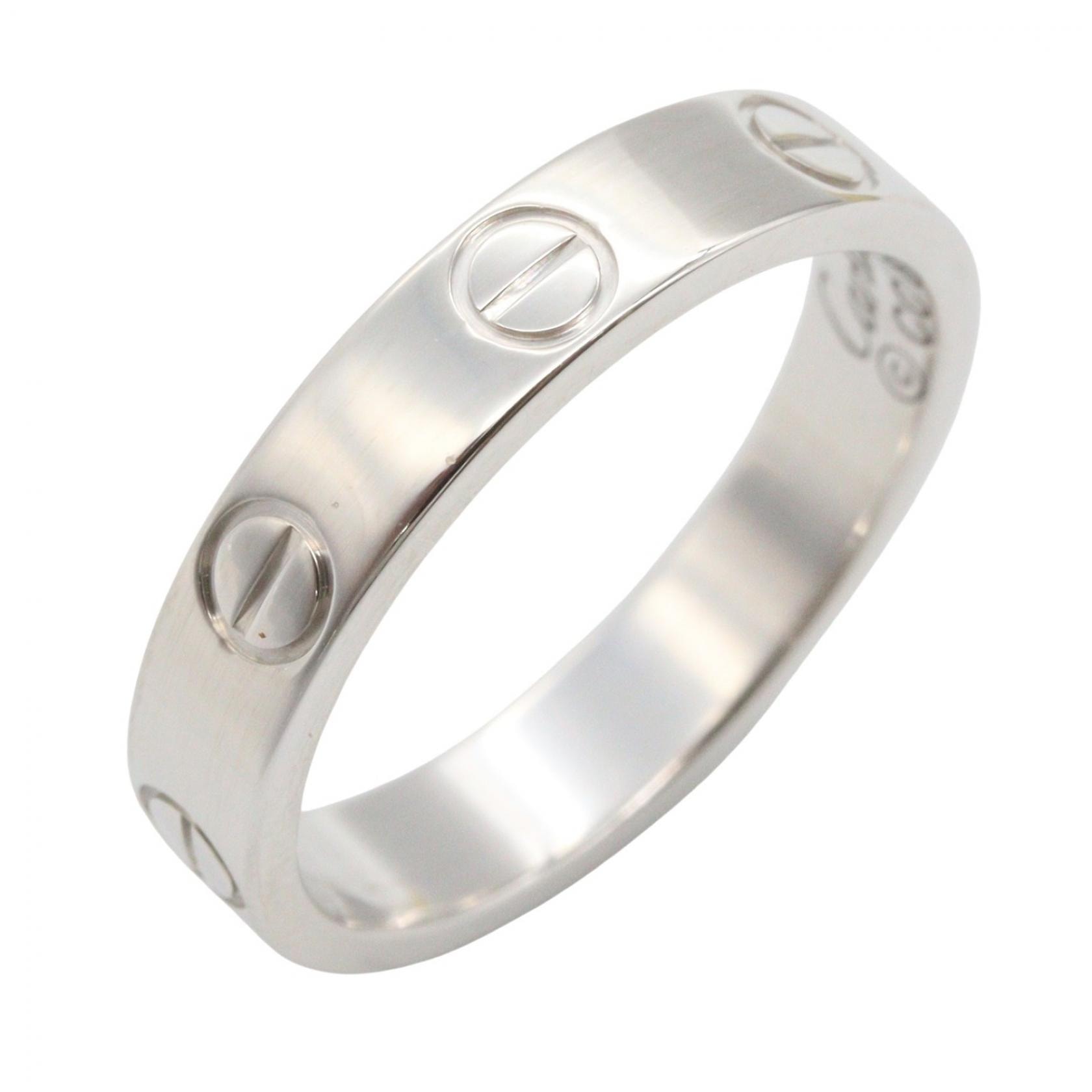 カルティエ CARTIER ミニラブリング リング・指輪 ジュエリー K18WG(ホワイトゴールド) レディース シルバー系 B4085100 【中古】