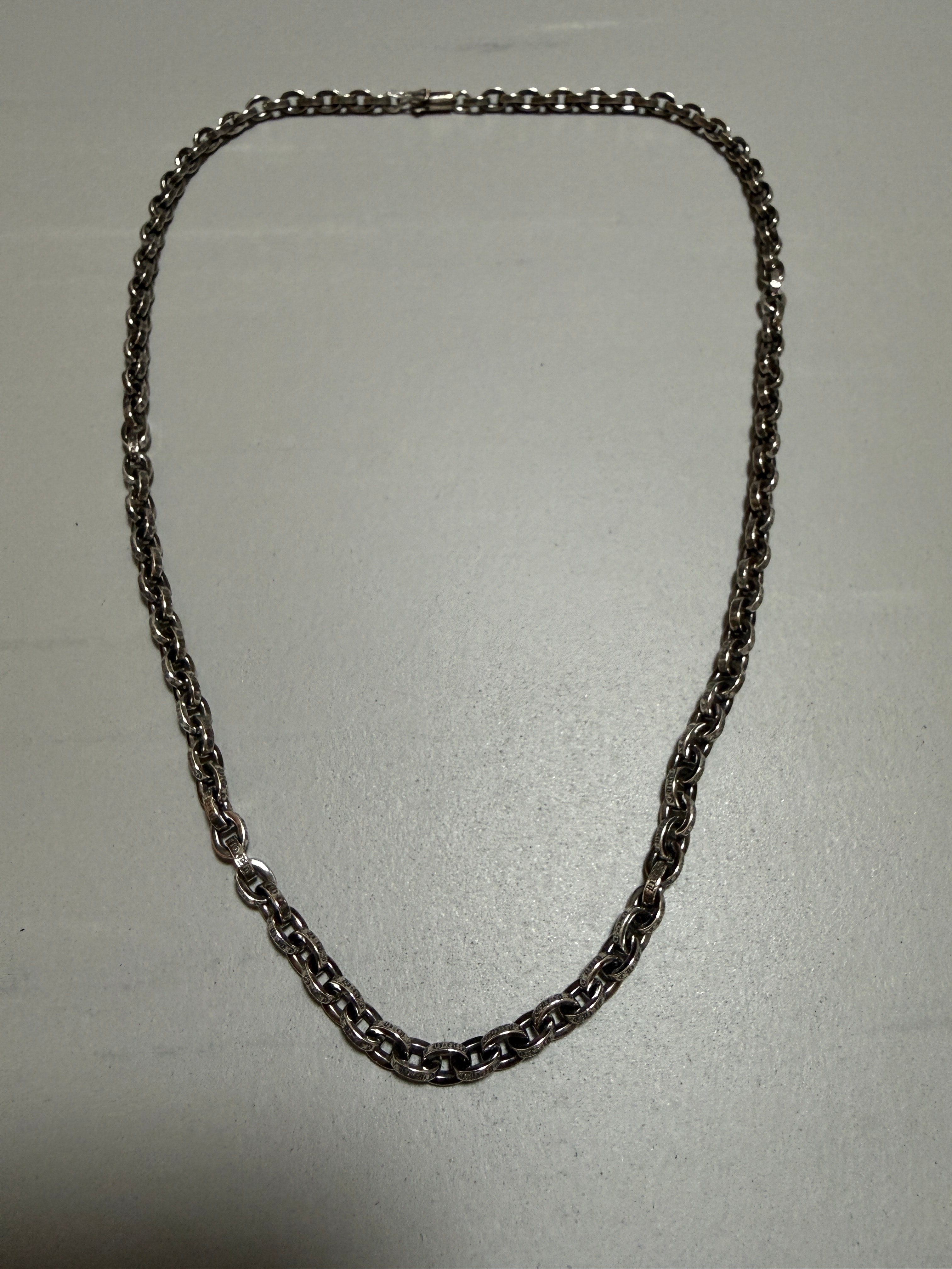 Chrome Hearts Paper Chain Necklace "Silver"