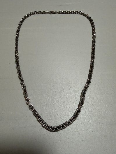 Chrome Hearts Paper Chain Necklace "Silver"
