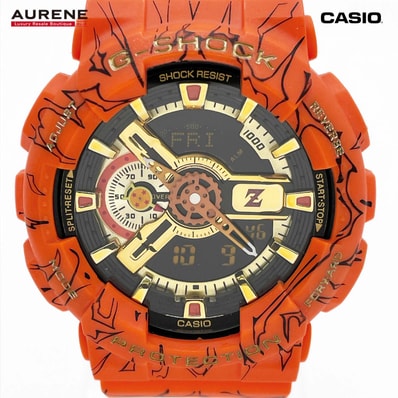 CASIO カシオ 腕時計 G-SHOCK × ドラゴンボールZ コラボ GA-110JDB-1A4JR メンズ
【中古】