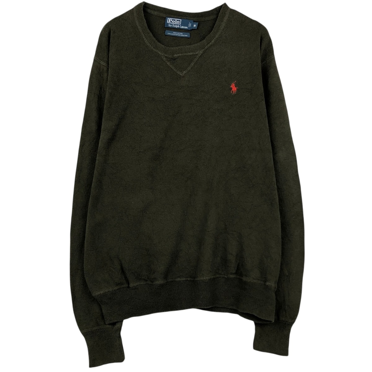 古着 ラルフローレン Ralph Lauren POLO by Ralph Lauren コットンニットセーター メンズM相当/eaa637150