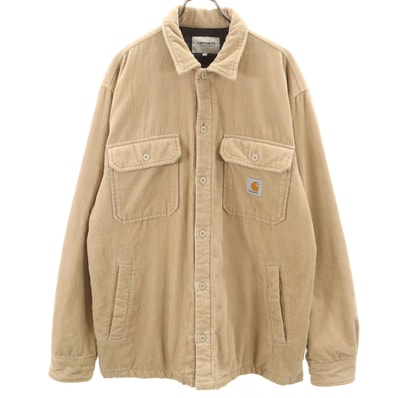 Carhartt カーハート WHITSOME コーデュロイ シャツジャケット XL ベージュ 中綿