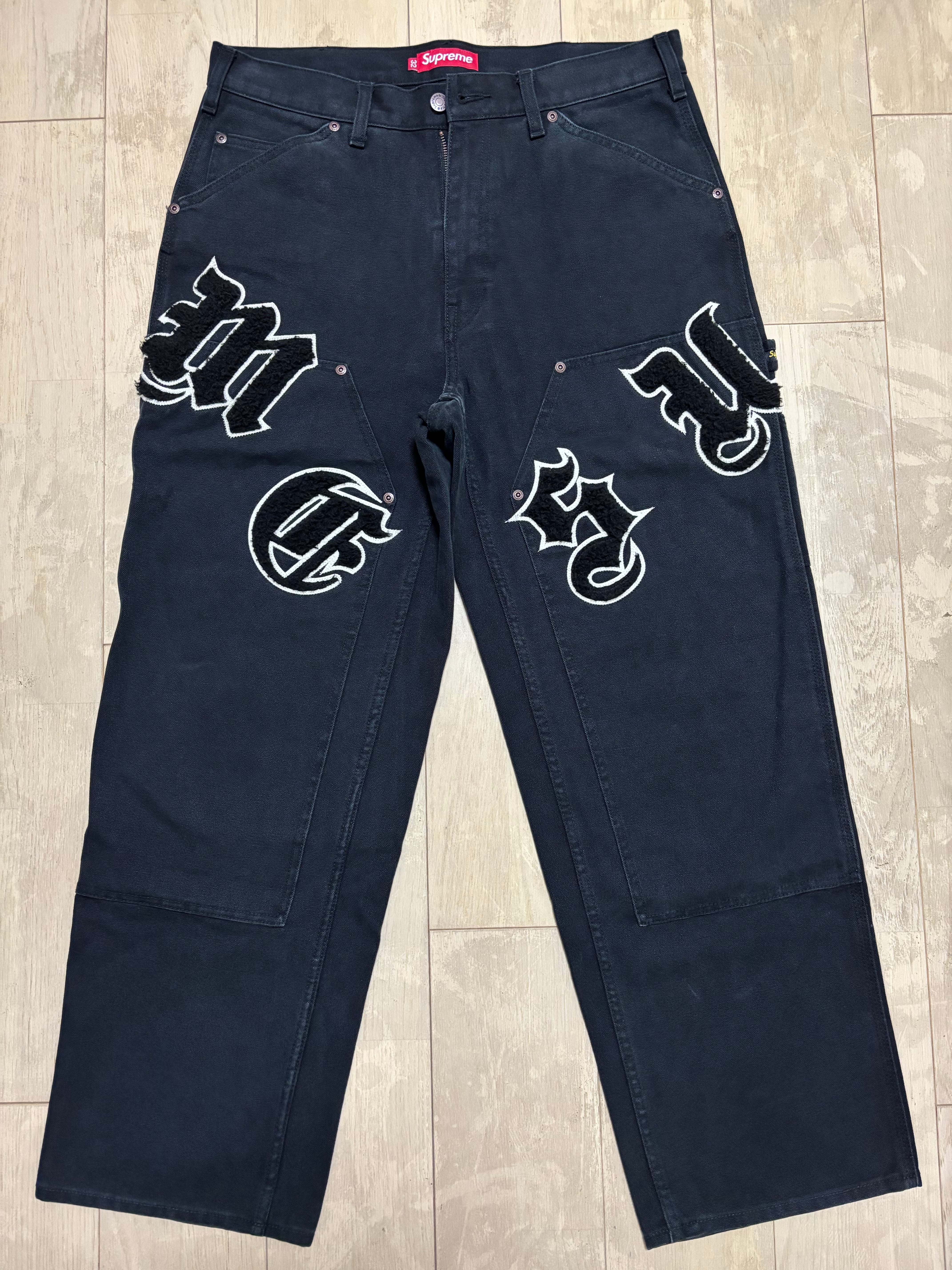 Supreme Old English Canvas Double Knee Painter Pant 