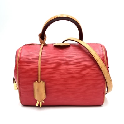 LOUIS VUITTON(ルイヴィトン)ドック BB ヴィンテージ 2WAY ハンドバッグ ショルダーバッグ エピ レザー レッド 赤 ゴールド金具 レディース M93249【中古】