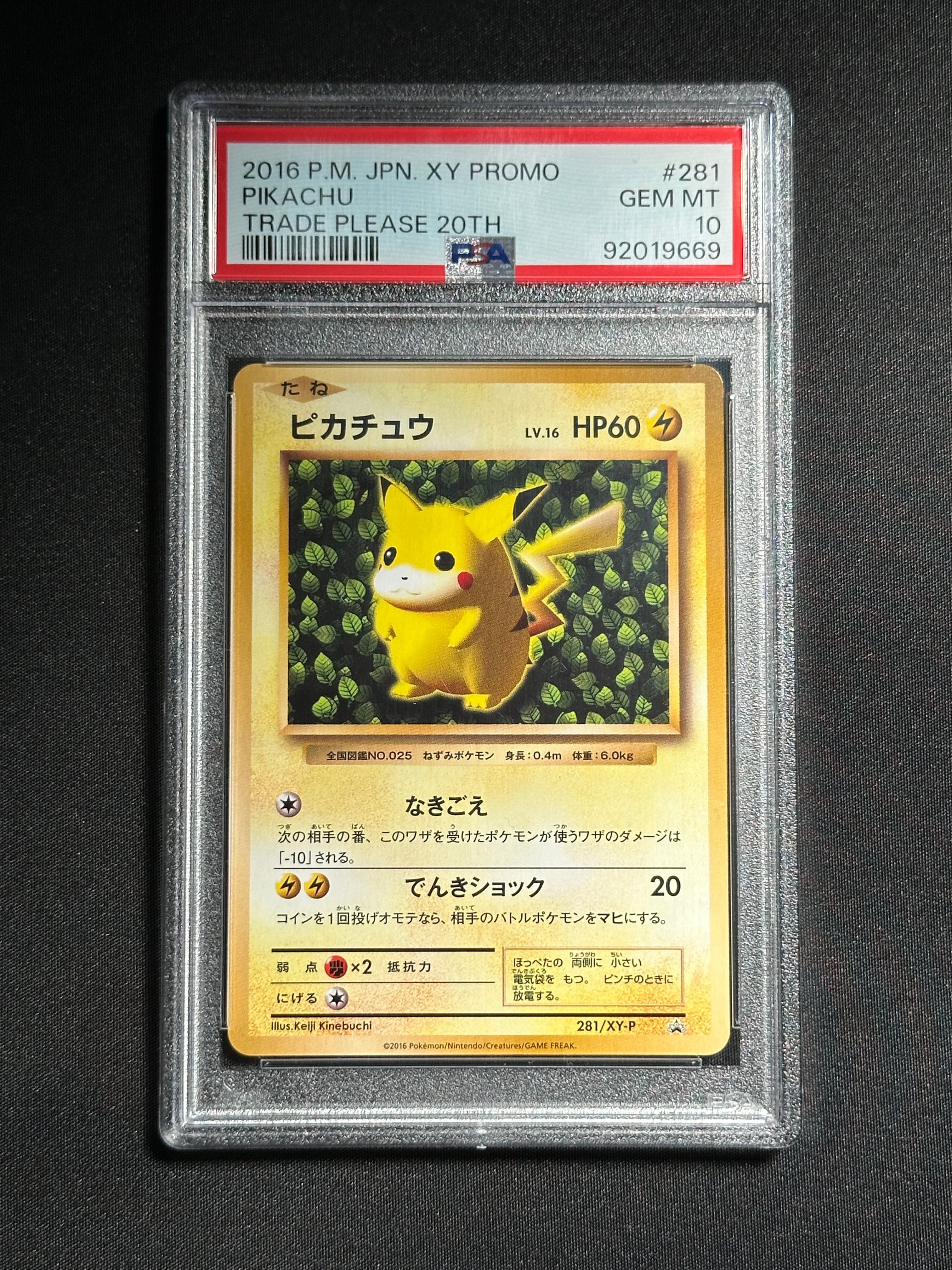 PSA10】ピカチュウ: バトルフェスタ2015プロモ[XY-P 175/XY-P