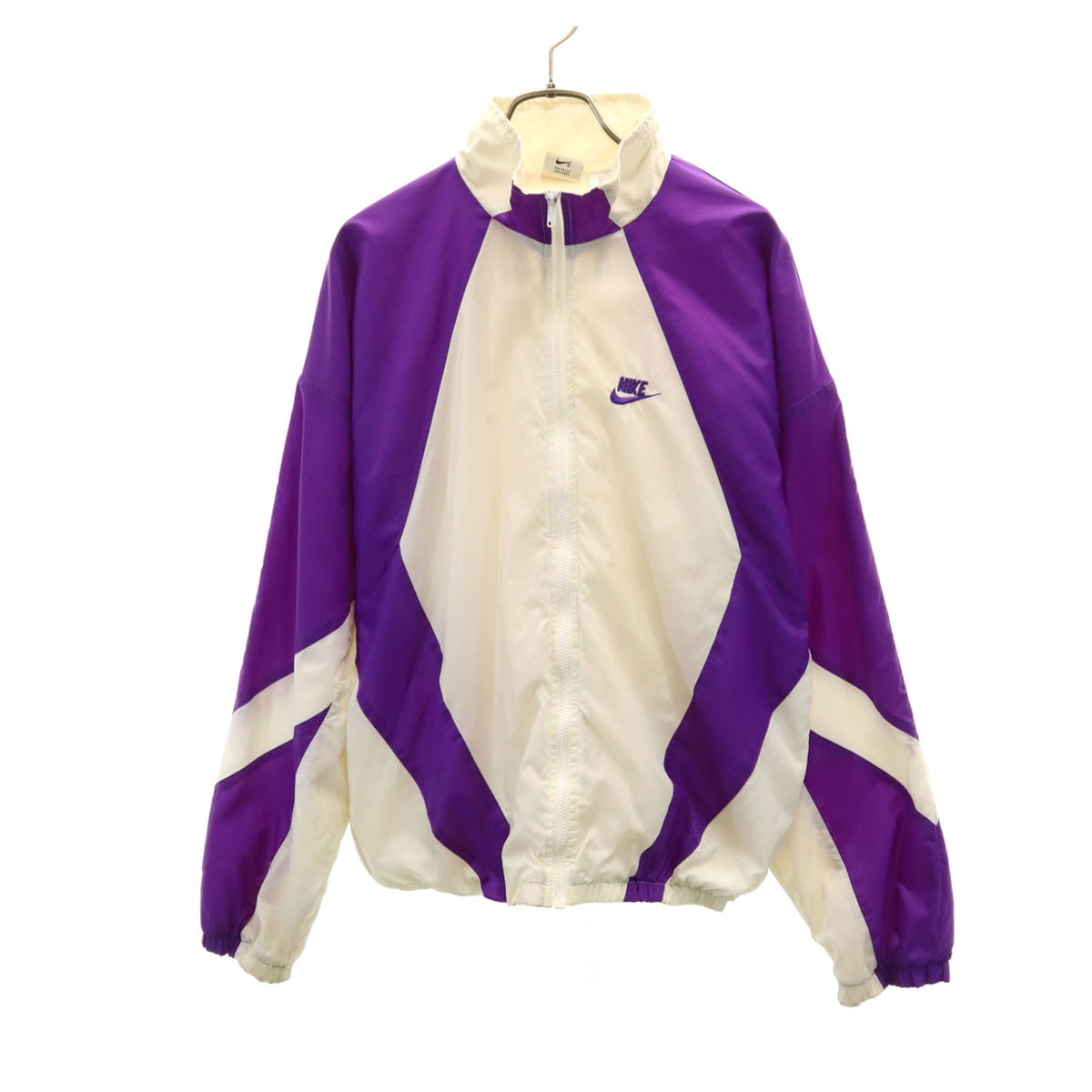 NIKE ナイキ 90s オールド ナイロンジャケット M アイボリー