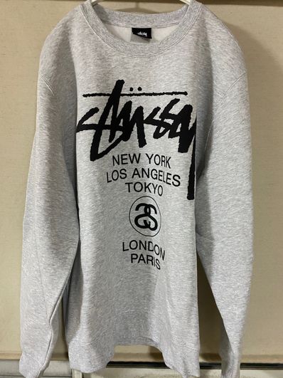 Stussy WORLD TOUR CREW "Grey"