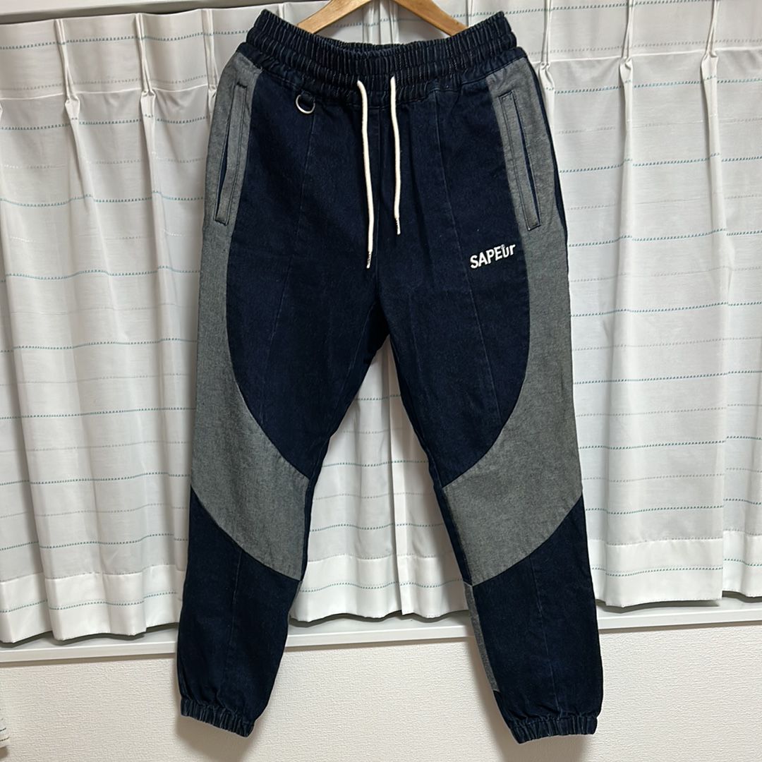 SAPEur DENIM TRACK PANTS "Indigo"