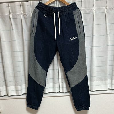 SAPEur DENIM TRACK PANTS "Indigo"