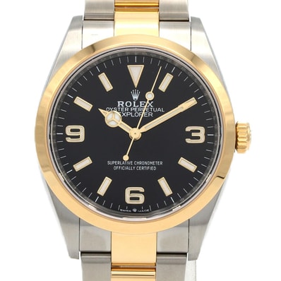 ロレックス エクスプローラーI 124273 SSxYG 自動巻 ランダム番