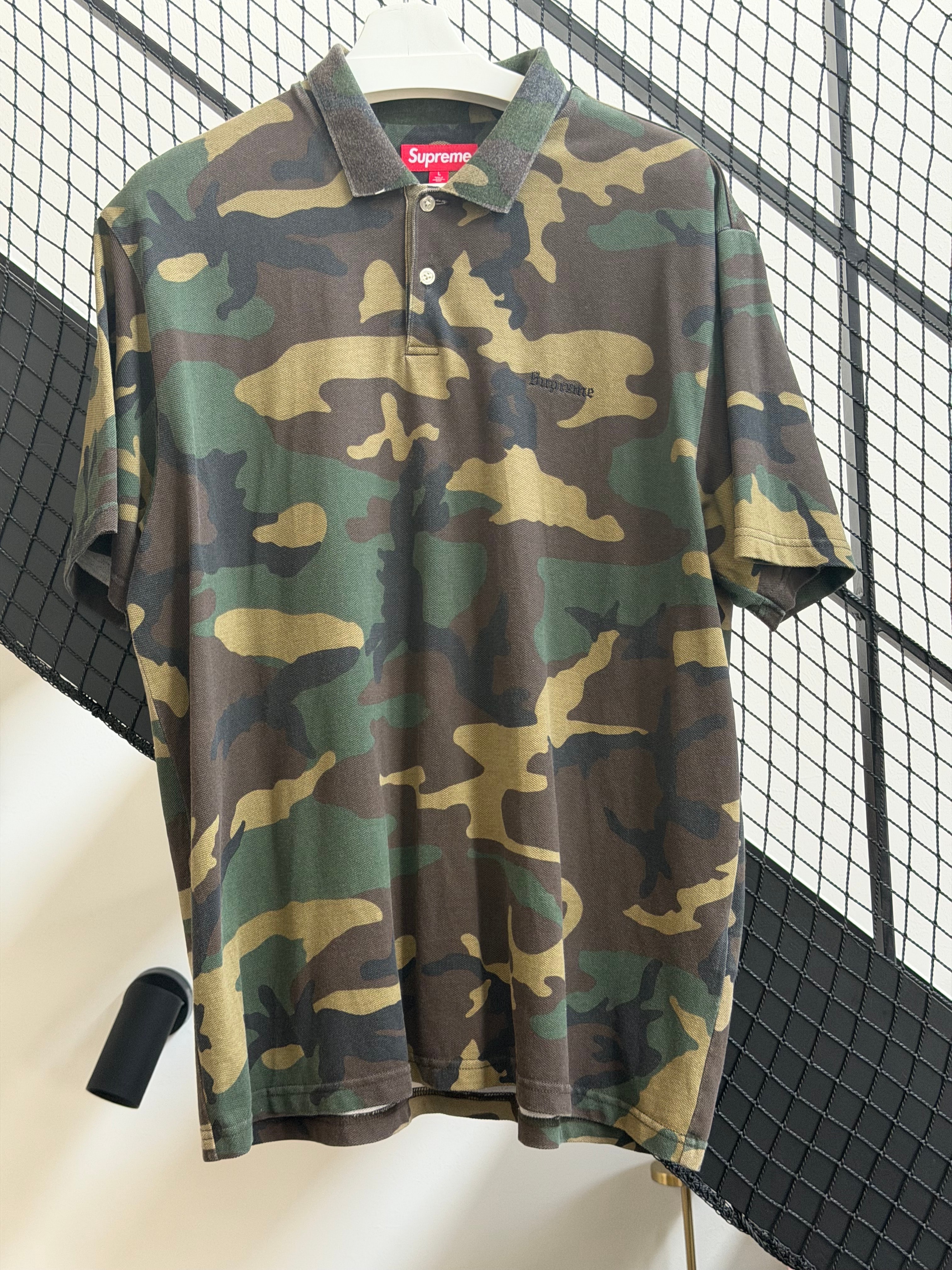 Supreme Washed Camo Polo 