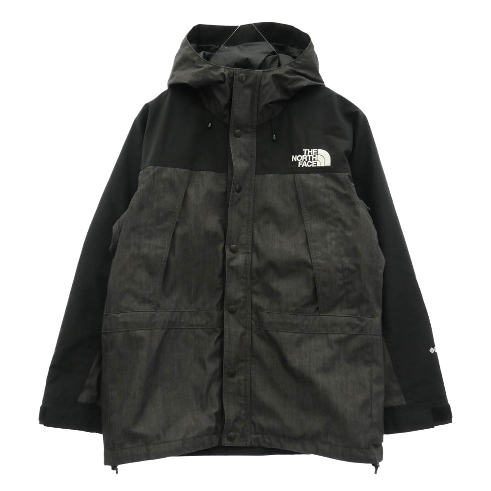 THE NORTH FACE ノースフェイス NP12032 Mountain Light Denim Jacket GORE-TEX INFINIUM マウンテンライト デニム ジャケット インディゴ染 M ブラック系 M【中古】