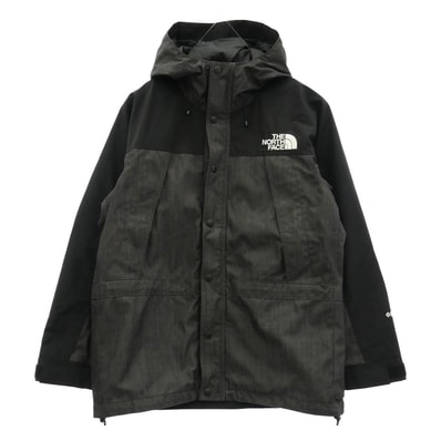 THE NORTH FACE ノースフェイス NP12032 Mountain Light Denim Jacket GORE-TEX INFINIUM マウンテンライト デニム ジャケット インディゴ染 M ブラック系 M【中古】