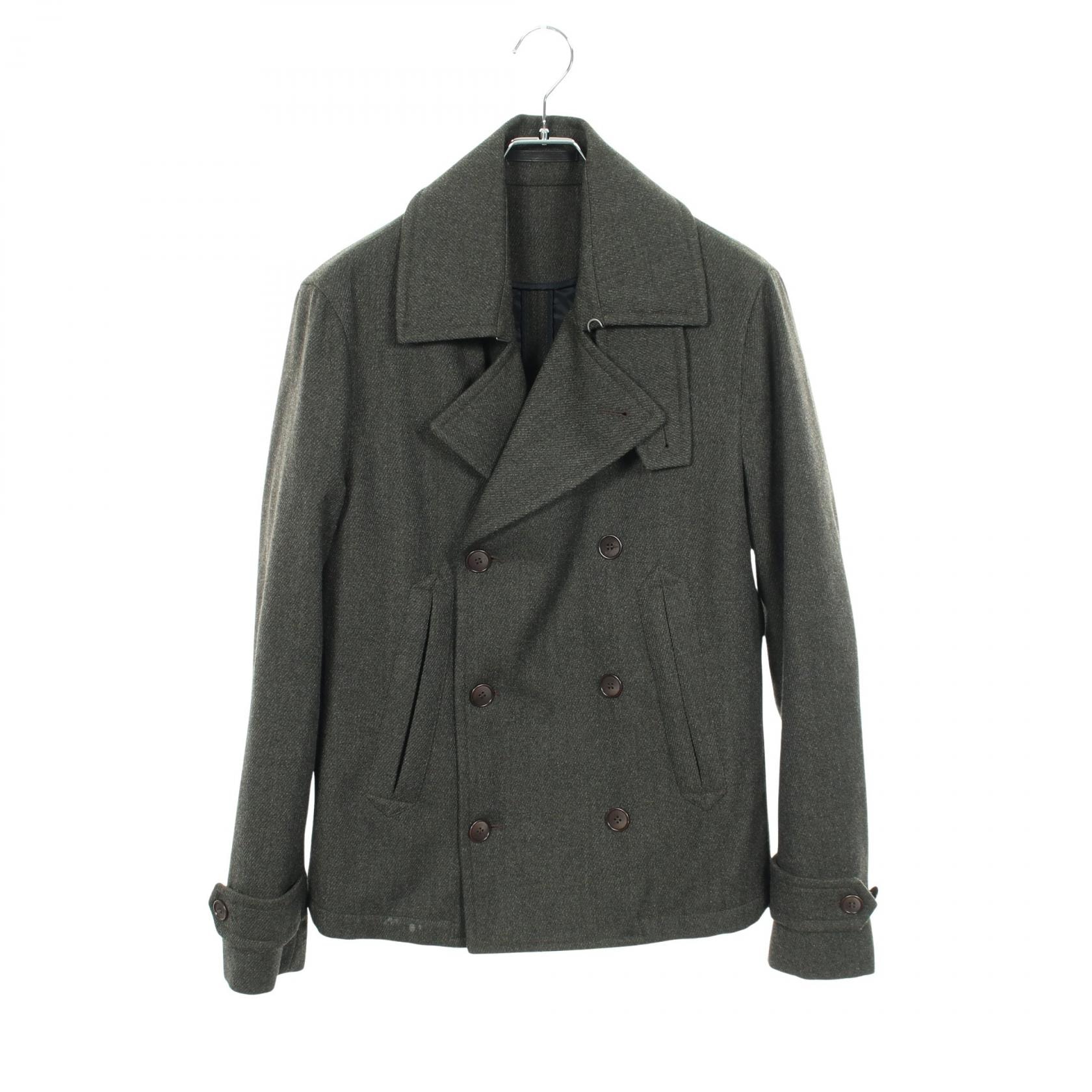 ジョルジオアルマーニ GIORGIO ARMANI 衣料品 アウター ウール メンズ グリーン系 【中古】