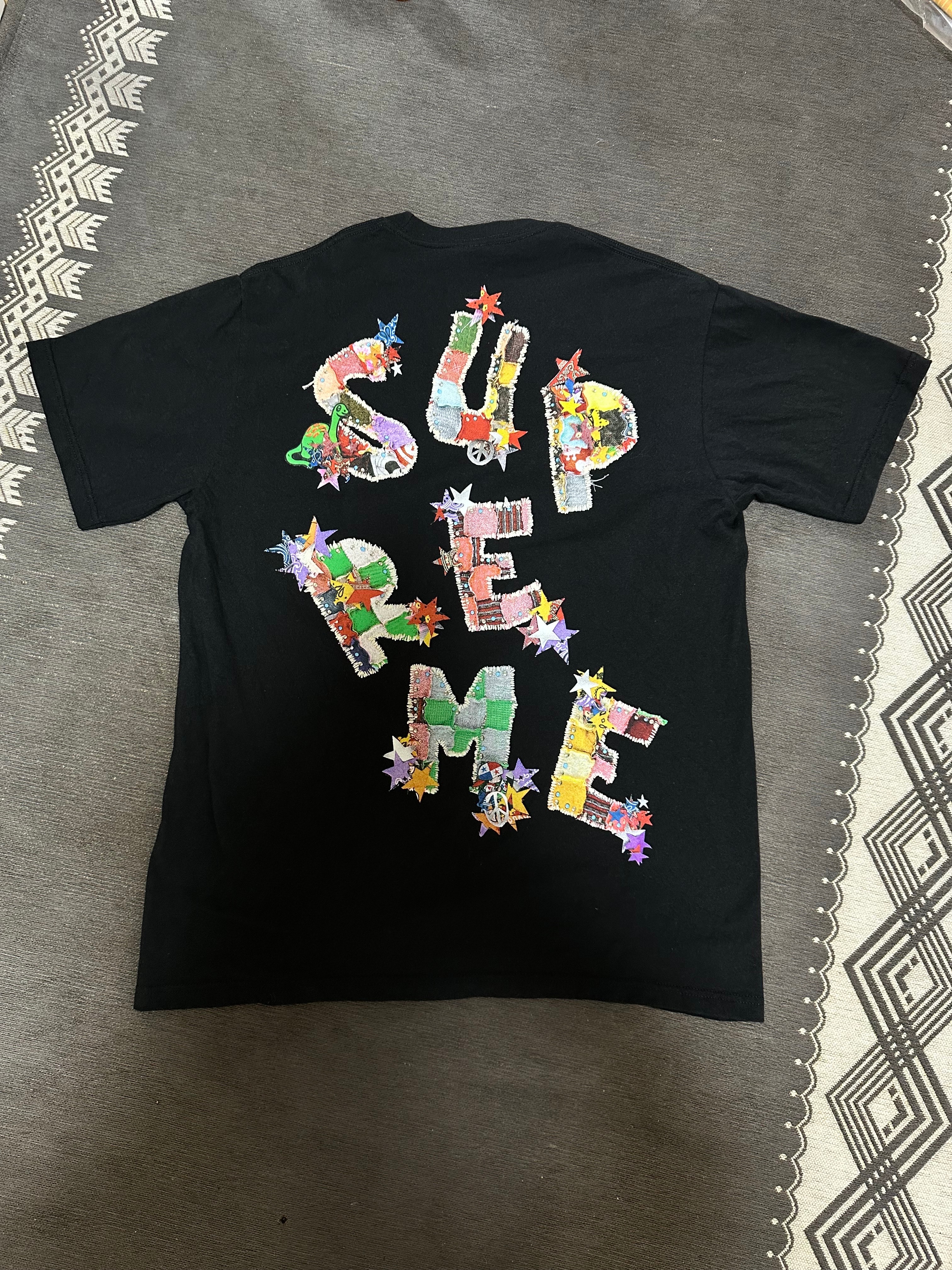 Supreme Patchwork Tee "Black"