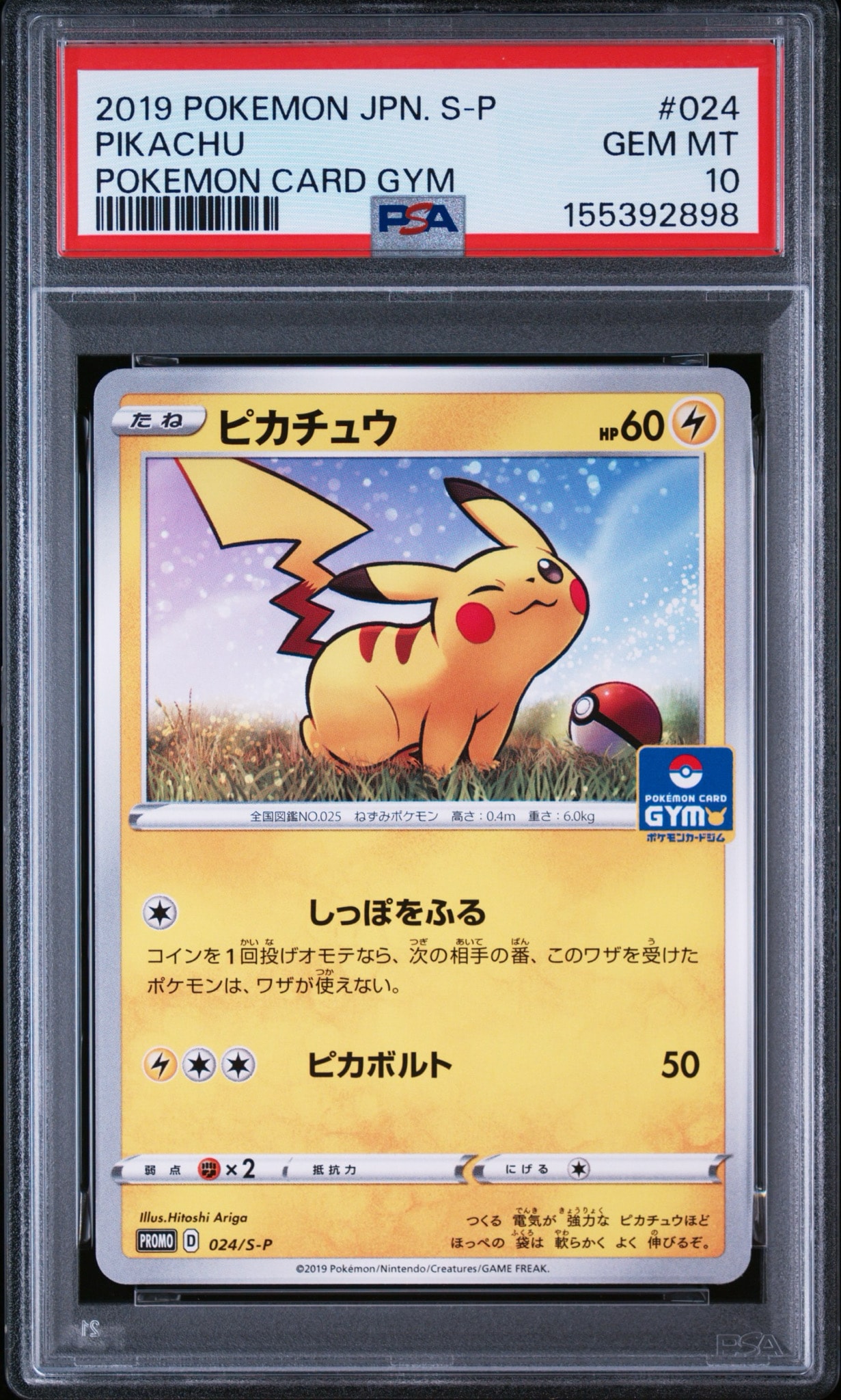 ピカチュウ: プロモ P [S-P 024](ポケモンカードゲーム ソード&シールド 「プロモカードパック 第1弾」)