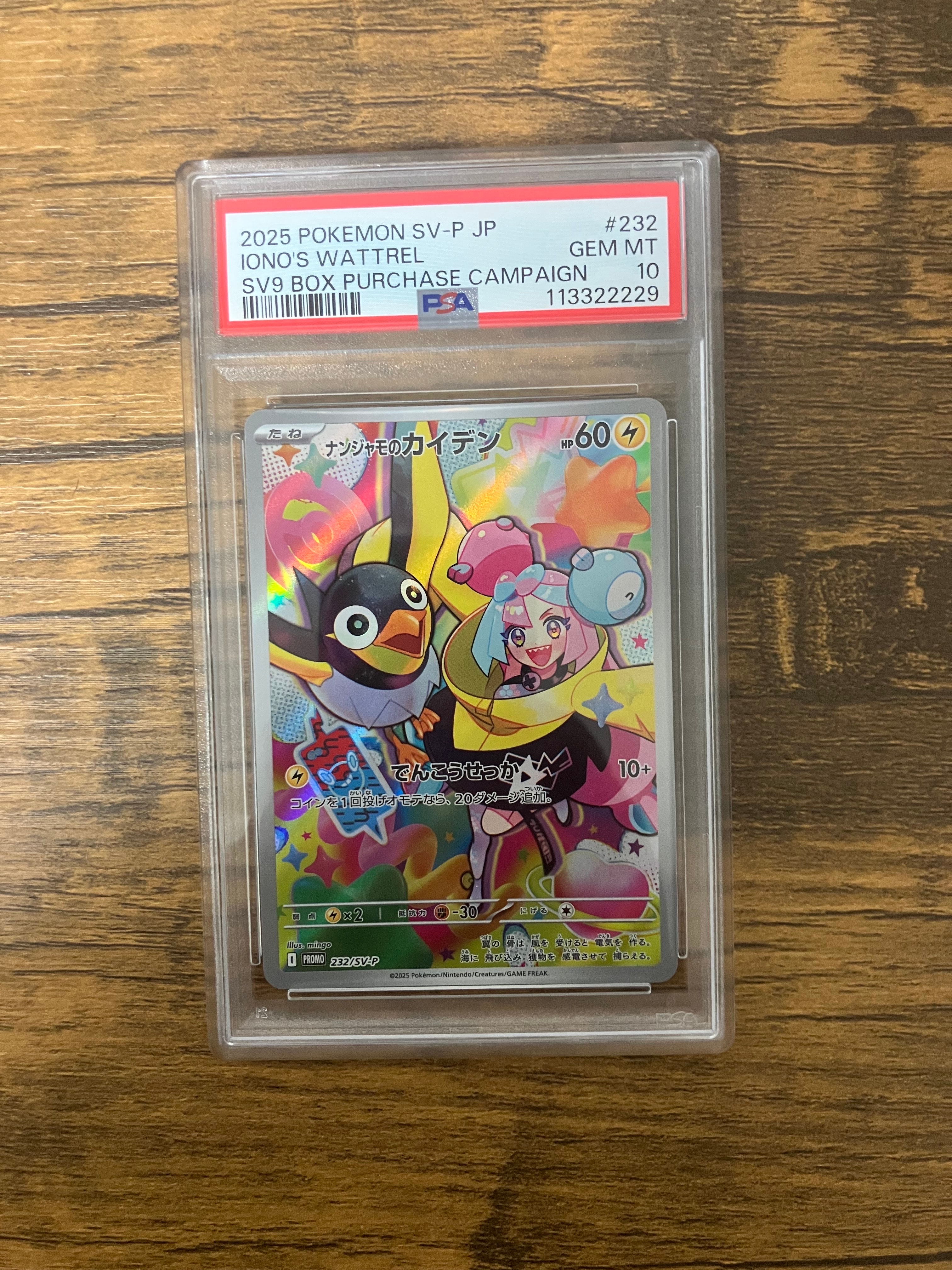 ナンジャモのカイデン P [SV-P 232](プロモーションカード「拡張パック バトルパートナーズ Box購入キャンペーン」)
