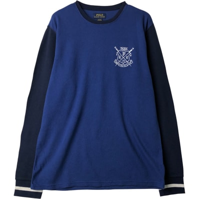 古着 ラルフローレン Ralph Lauren POLO RALPH LAUREN SLEEPWEAR サーマルロングTシャツ メンズL相当/eaa616216