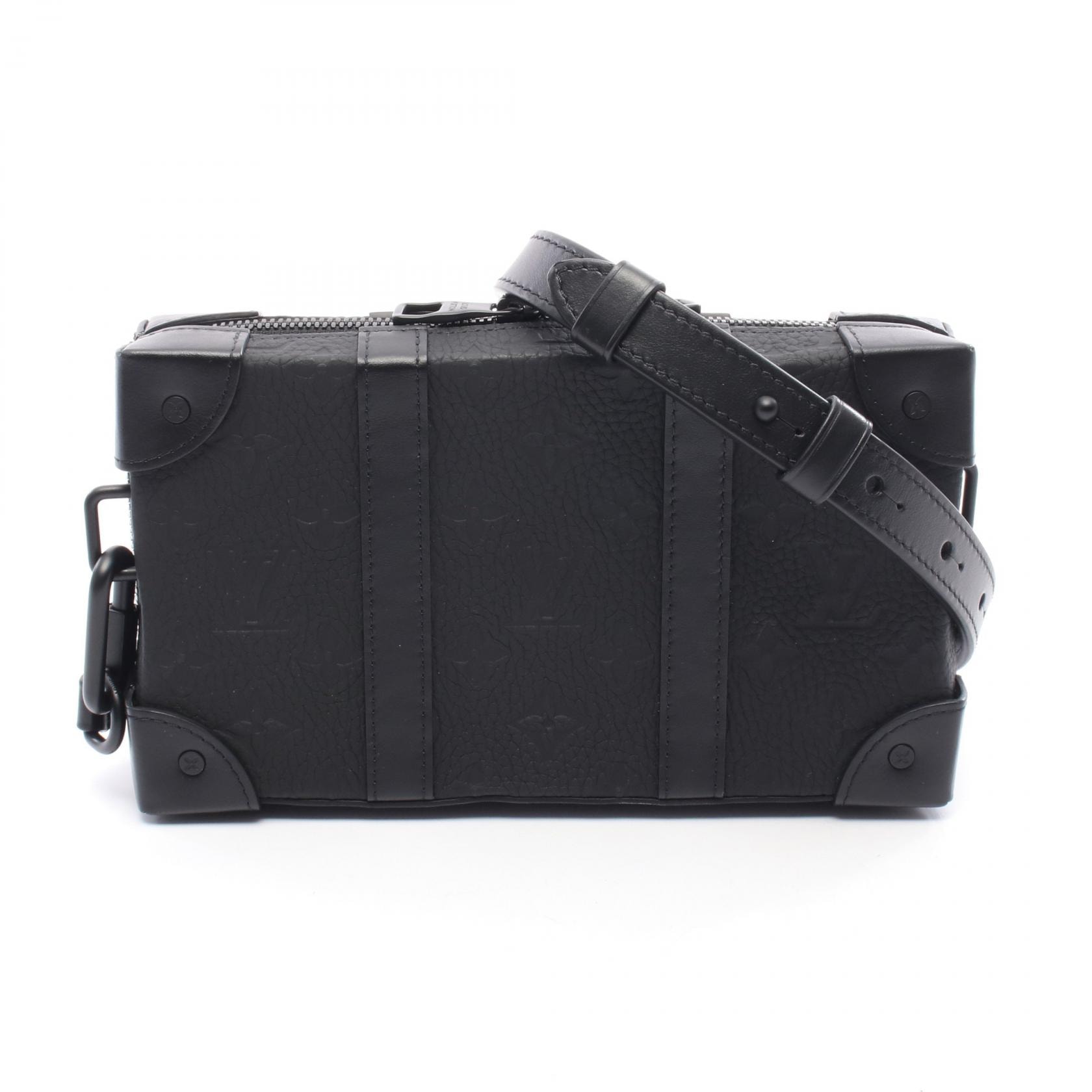 ルイ・ヴィトン LOUIS VUITTON ソフトトランク ウォレット ショルダーバッグ バッグ レザー モノグラム・トリヨンレザー ノワール メンズ ブラック系 M80224 【中古】