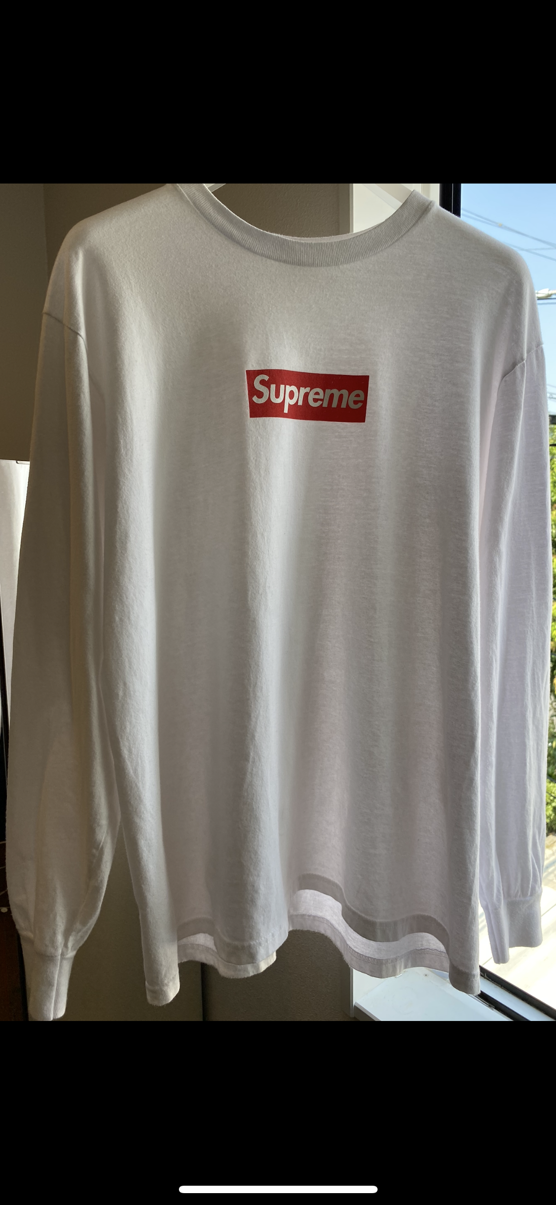 Supreme Box Logo L/S Tee "White"