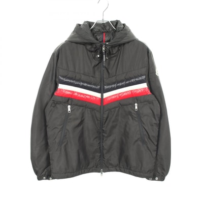 モンクレール MONCLER TINIAN フード付き ダウンジャケット 衣料品 アウター ナイロン メンズ グレー系 / マルチカラー 1A00019 【中古】