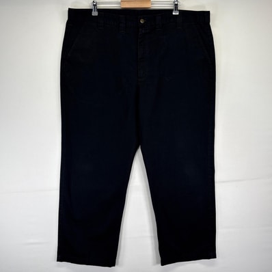 古着 カーハート Carhartt ワークパンツ ワンポイントロゴ 長ズボン 大きいサイズ ブラック メンズ