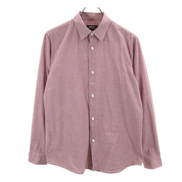 A.P.C. 長袖 チェックシャツ
