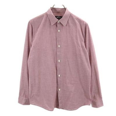 A.P.C. 長袖 チェックシャツ