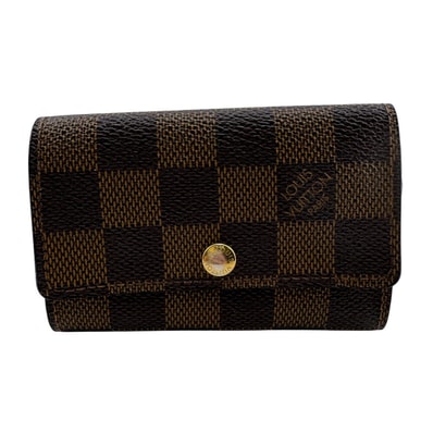ルイヴィトン LOUIS VUITTON キーケース ダミエ ミュルティクレ6 6連 ブラウン