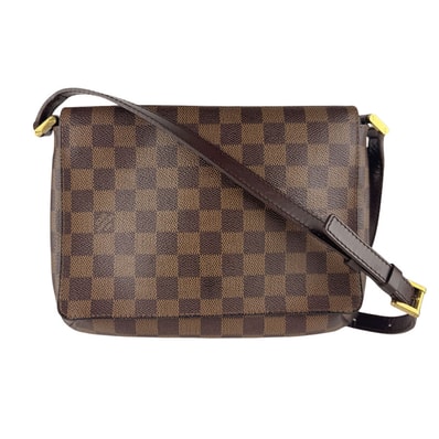 ルイ ヴィトン LOUIS VUITTON ショルダーバッグ ダミエ ミュゼット タンゴ ロングショルダー ダミエキャンバス エベヌ レディース N51301【中古】 z9636