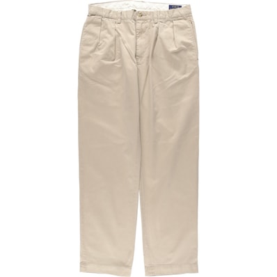 古着 ラルフローレン Ralph Lauren POLO RALPH LAUREN CLASSIC FIT ツータック チノパンツ メンズw34相当/eaa644125