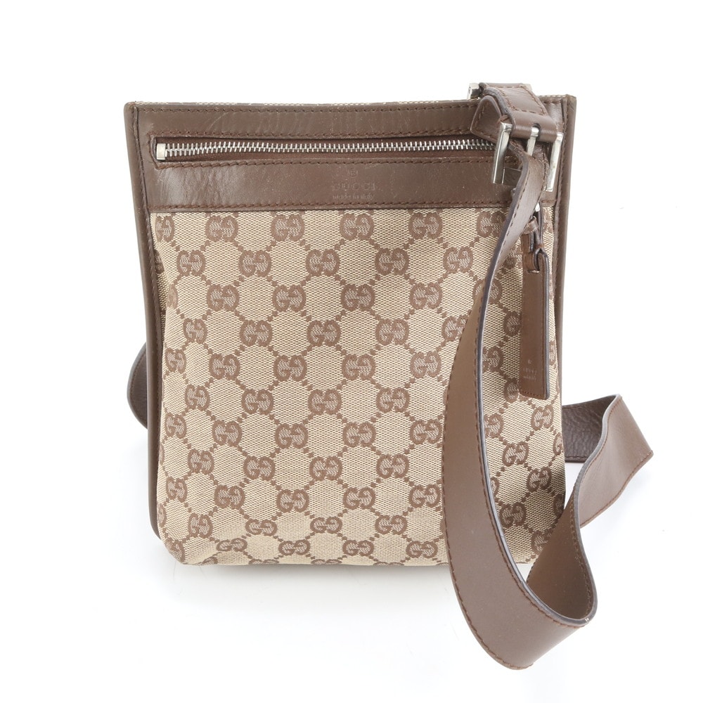 ■極美品 グッチ GGキャンバス 92562 ショルダーバッグ