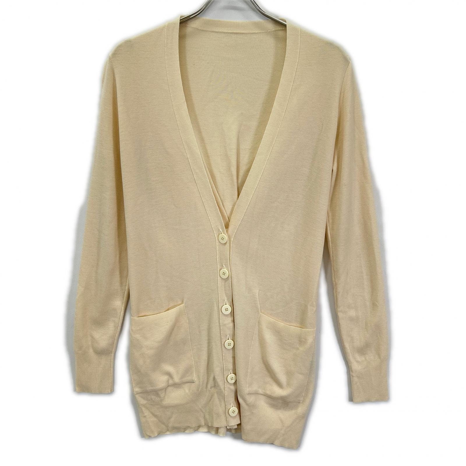 フォクシー 35589 アイボリー ウール Cardigan Annie Hall カーディガン 38