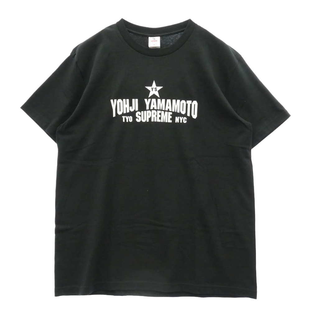Supreme シュプリーム Y's Yohji Yamamoto ワイズ ヨウジヤマモト x Y's by Yohji Yamamoto ワイズバイヨウジヤマモト Star Tee スター プリント 半袖 Tシャツ ブラック系 M【中古】