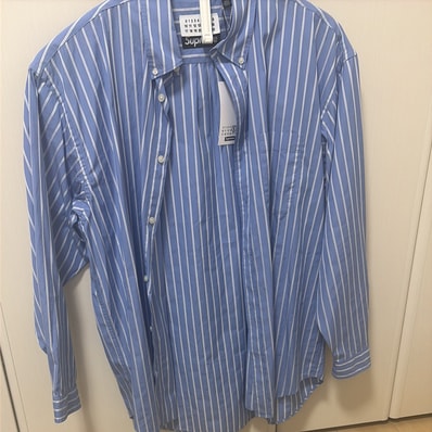 Supreme x MM6 Maison Margiela Stripe Shirt "Blue"