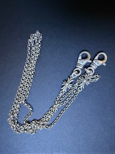 Chrome Hearts Mask Roll Chin 2 Clip "Silver"