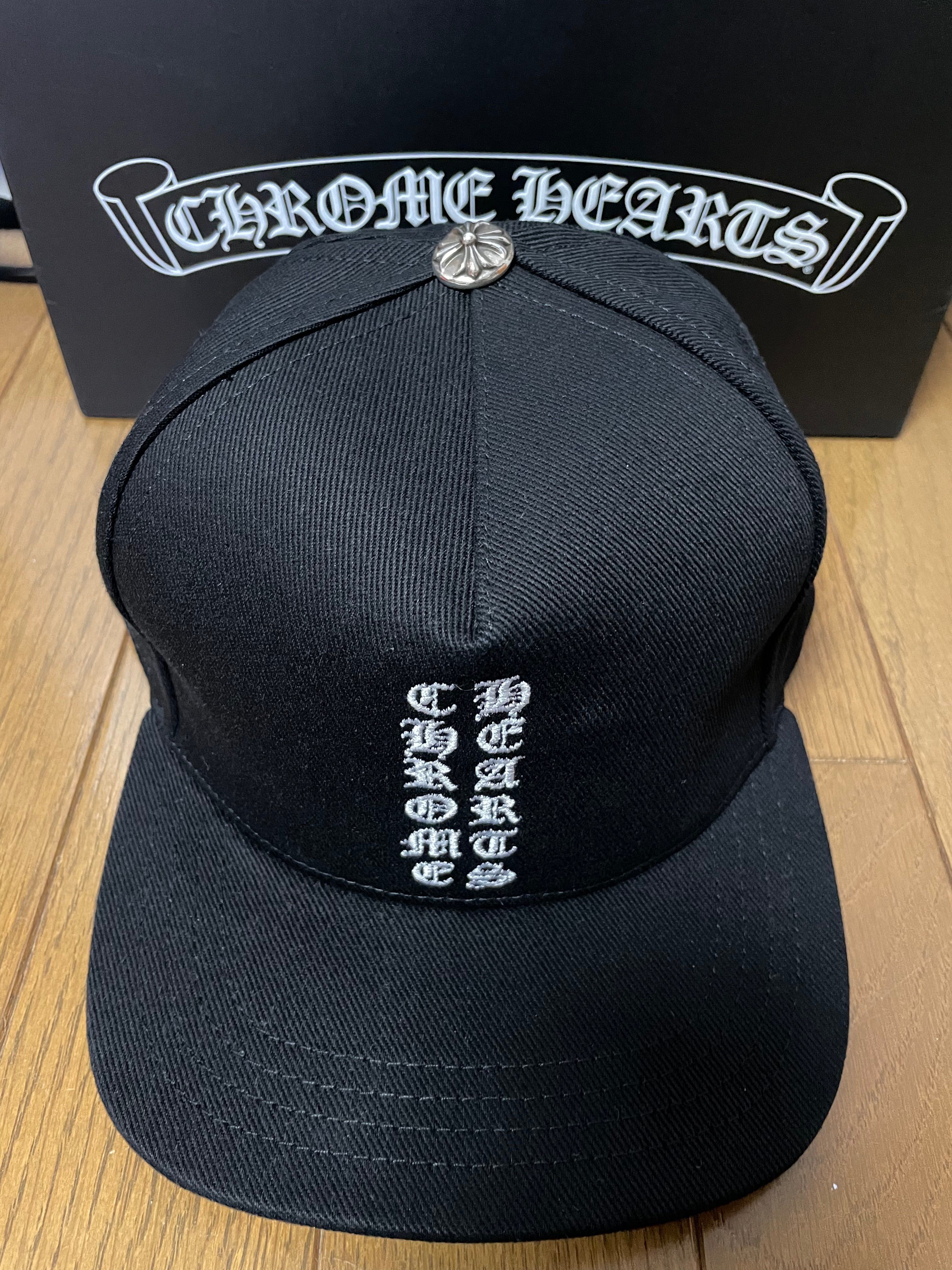 クロムハーツ トラッカーキャップ 黒 ブラック 